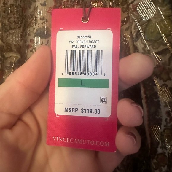 ✨ Vince Camuto V neck tiered skirt mini dress with ballon sleeves - Picture 4 of 5